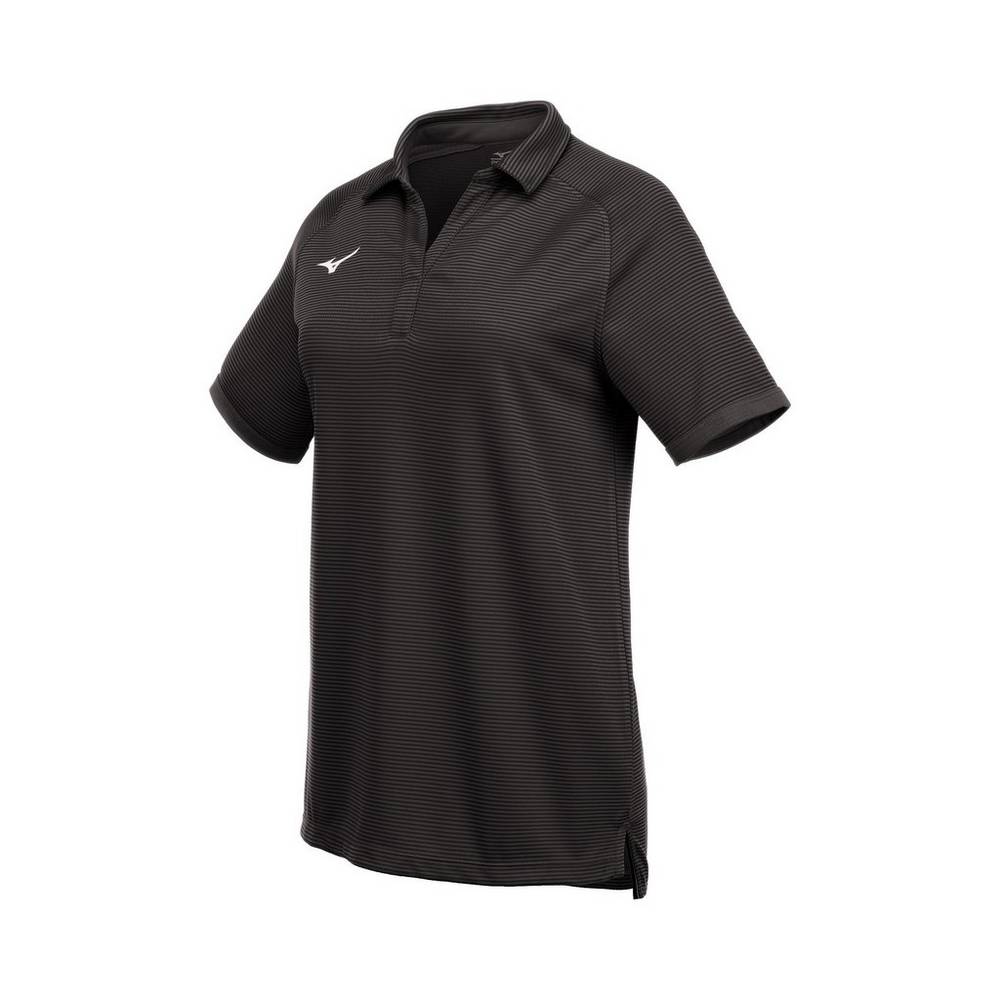 Womens Mizuno Scout Polo Black Philippines (INTMHW135)